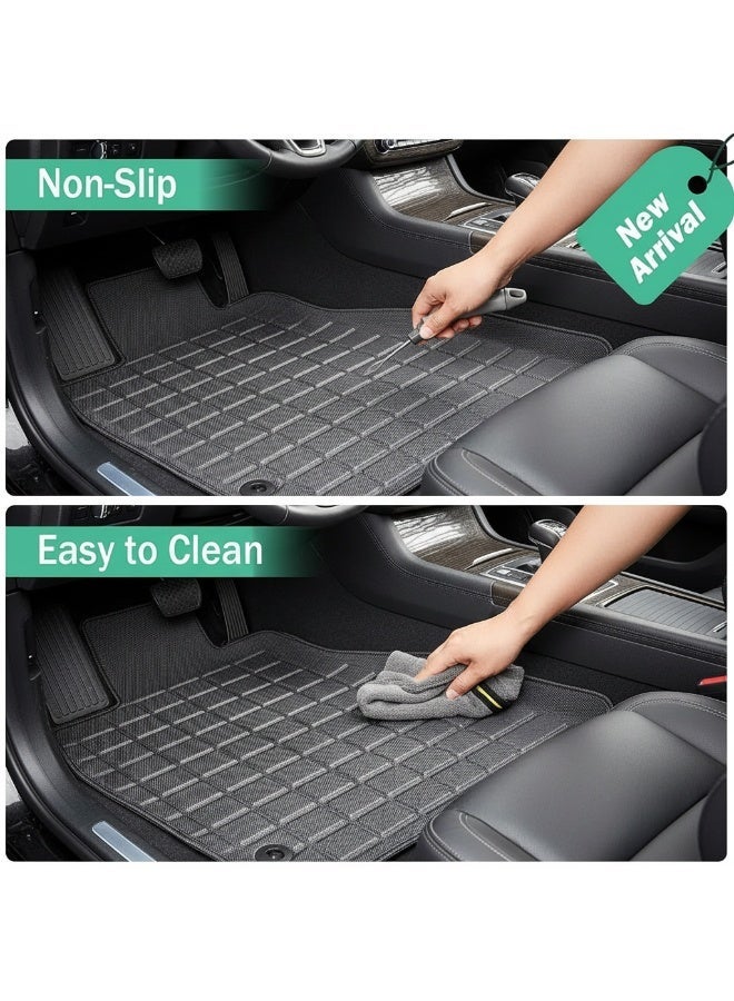 Dunekart Full Set Tesla Model 3 Floor Mats  with Durable XPE All-Weather Cargo Liner, Trunk, Front, Rear, and Frunk Mats for Complete Protection - Image 4